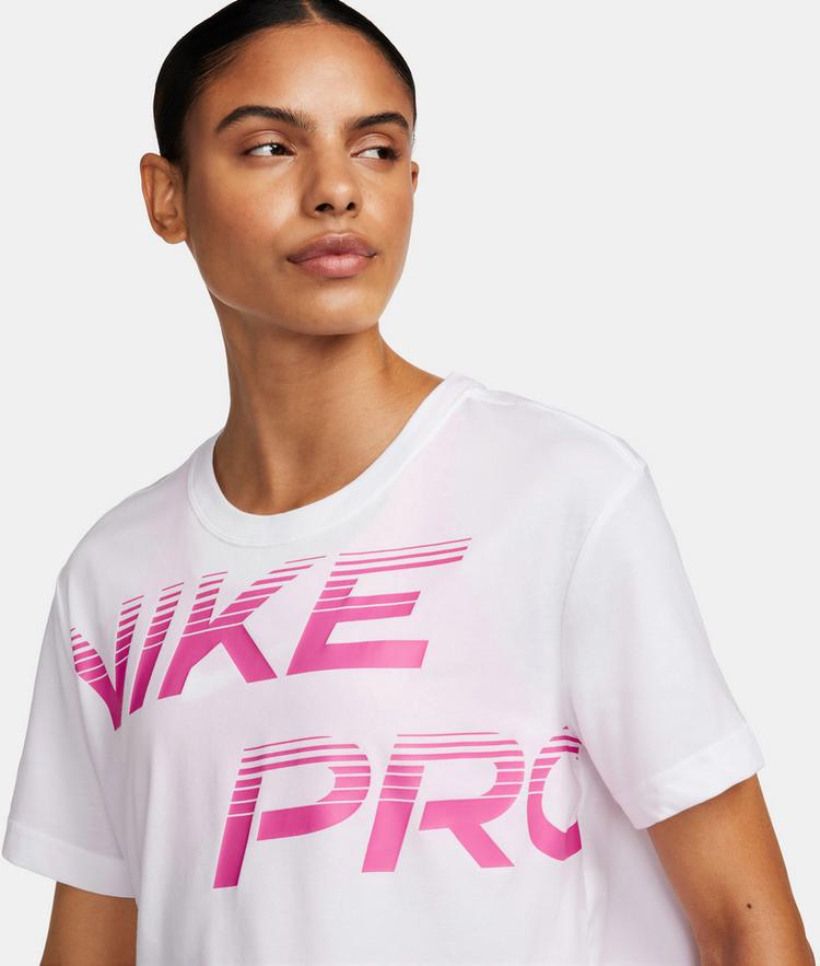 Nike Nike Pro Funktionsshirt Damen - white - 2 | SportScheck
