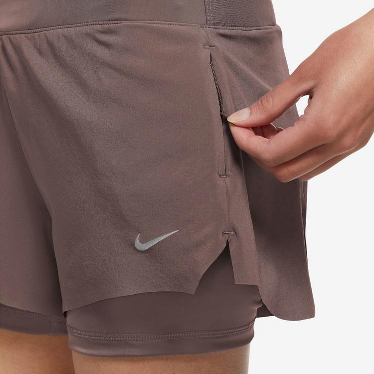 Nike Nike SWIFT DF Laufshorts Damen - smokey mauve-reflective silv - 3 | SportScheck