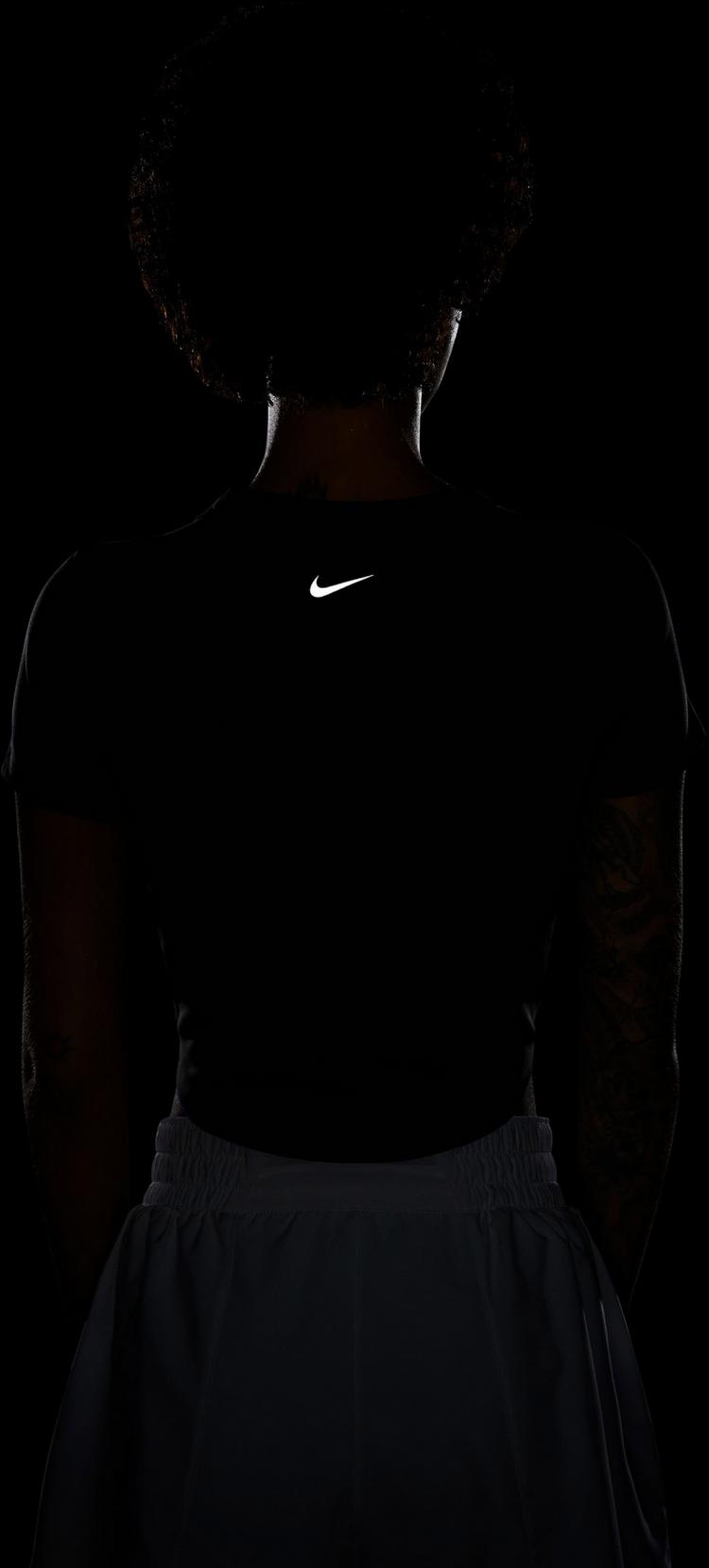 Nike Nike ONE FITTED Dri-Fit Croptop Damen - black-black - 3 | SportScheck