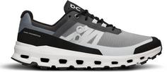 Rückansicht von On Cloudvista Trailrunning Schuhe Herren black-white