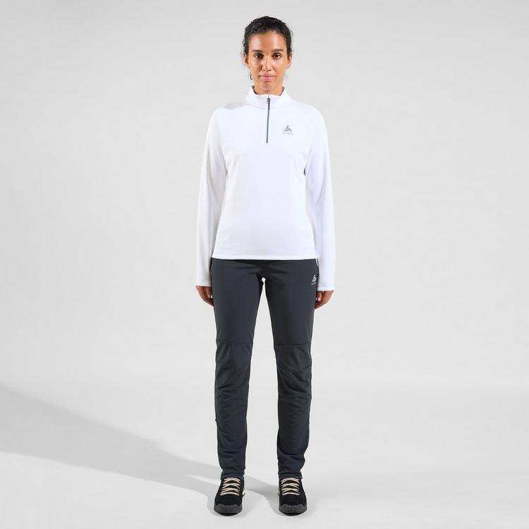 Odlo Odlo Besso Fleeceshirt Damen - white-folkstone gray - 2 | SportScheck