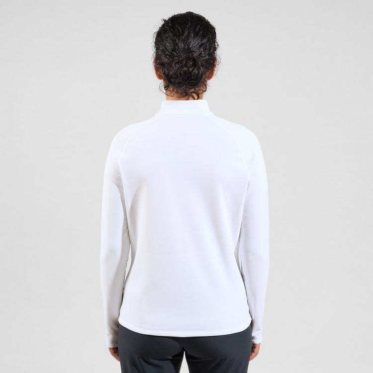 Odlo Odlo Besso Fleeceshirt Damen - white-folkstone gray - 1 | SportScheck