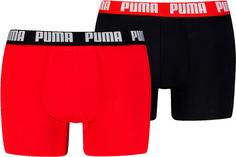 PUMA EVERYDAY BASIC Boxershorts Herren red-black