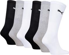 Rückansicht von PUMA Freizeitsocken grey combo