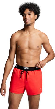 Rückansicht von PUMA Badeshorts Herren red