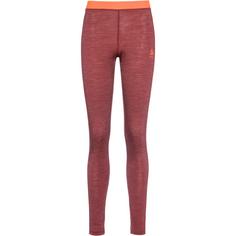 Odlo Natural Performance Thermounterhose Damen spiced apple melange-live wire