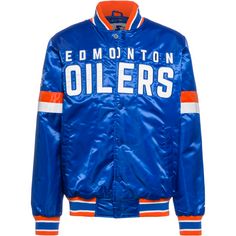 Starter Edmonton Oilers Bomberjacke Herren navy