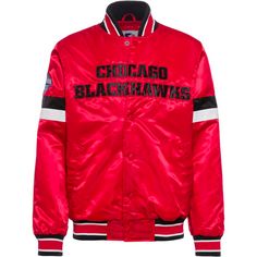 Starter Chicago Blackhawks Bomberjacke Herren red