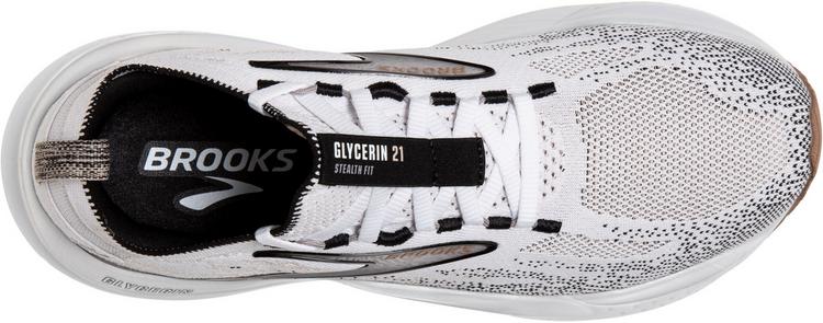 Brooks Brooks GLYCERIN STEALTHFIT 21 Laufschuhe Damen - white-grey-black - 1 | SportScheck