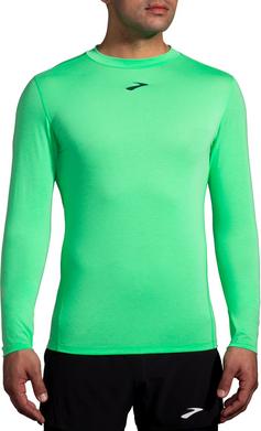 Rückansicht von Brooks High Point Funktionsshirt Herren hyper green