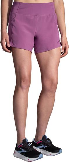 Rückansicht von Brooks Chaser Laufshorts Damen washed plum