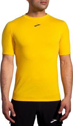 Rückansicht von Brooks High Point Funktionsshirt Herren lemon chrome