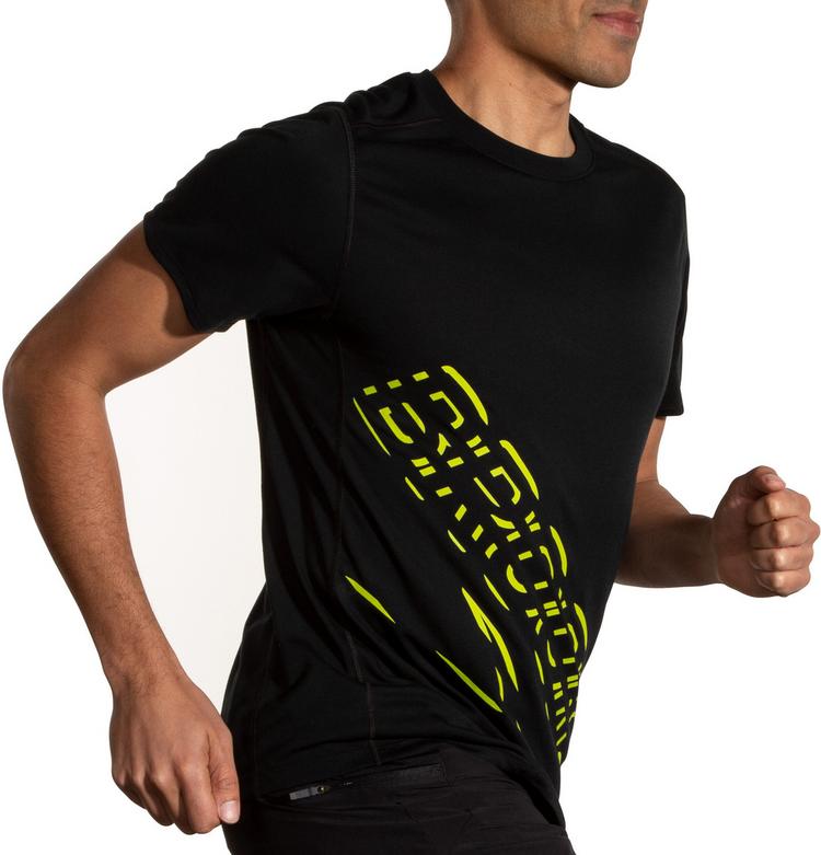 Brooks Brooks Distance Funktionsshirt Herren - black-br logo - 2 | SportScheck