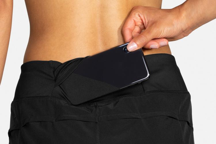 Brooks Brooks Chaser Laufshorts Damen - black - 4 | SportScheck