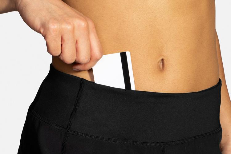 Brooks Brooks Chaser Laufshorts Damen - black - 5 | SportScheck