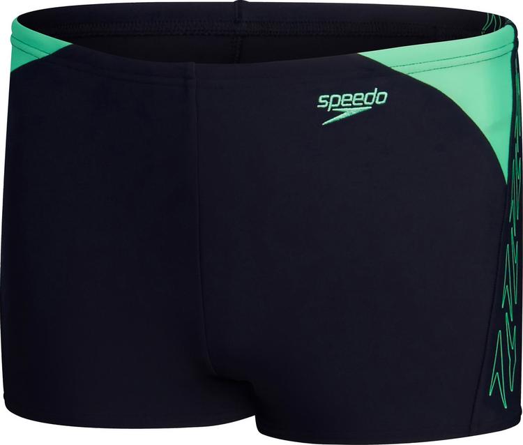SPEEDO SPEEDO Hyper Boom Logo Splice Badehose Jungen - true navy-harlequin green - 0 | SportScheck