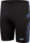 SPEEDO Tech Panel Badehose Herren - black-curious blue-true cobalt