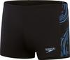 SPEEDO Tech Panel Badehose Herren - black-curious blue-true cobalt