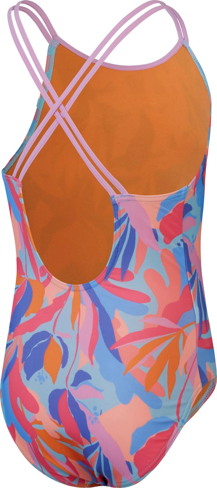 SPEEDO SPEEDO Printed Twinstrap Badeanzug M&auml;dchen - funny pink-fandango pink-marine blue - 0 | SportScheck