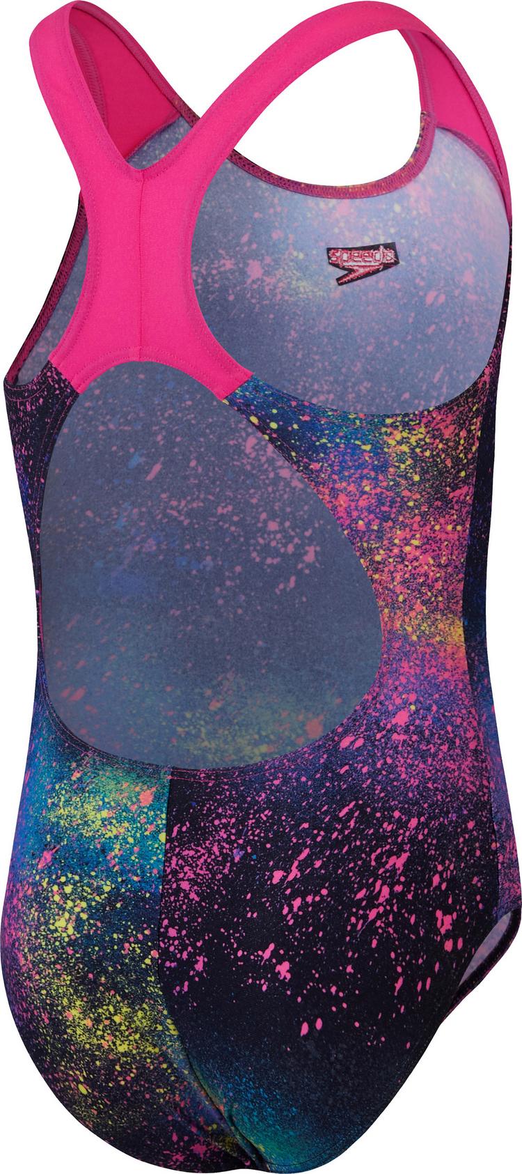 SPEEDO SPEEDO Endurance+ Badeanzug M&auml;dchen - black-flare pink-bolt-lemon drizzle-true cobalt - 0 | SportScheck