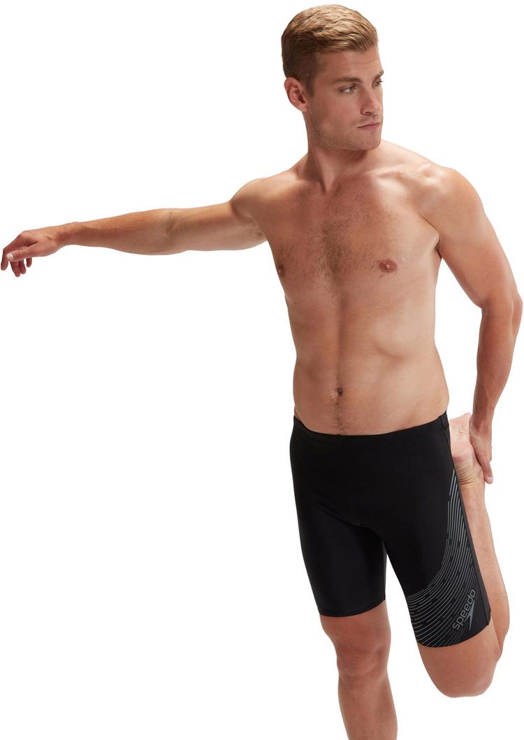 SPEEDO SPEEDO Medley Logo Badehose Herren - black-usa charcoal - 0 | SportScheck