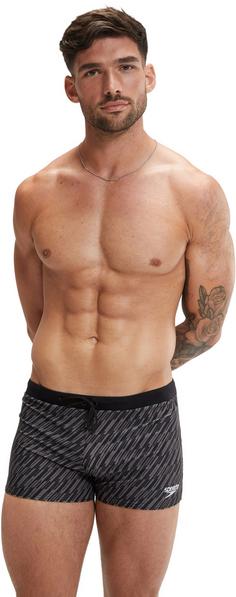 Rückansicht von SPEEDO Valmilton Kastenbadehose Herren black-dove grey