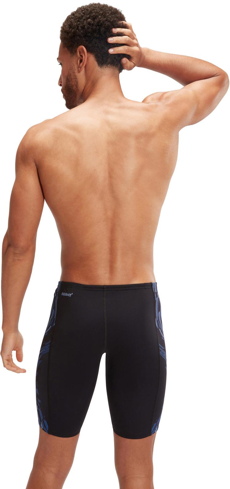 SPEEDO SPEEDO Tech Panel Badehose Herren - black-curious blue-true cobalt - 1 | SportScheck