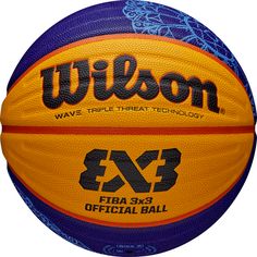 Wilson FIBA 3X3 GAME BALL PARIS Basketball braun