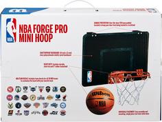 Rückansicht von Wilson NBA FORGE TEAM MINI HOOP Basketballkorb schwarz