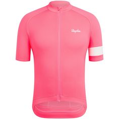Rapha Core Lightweight Fahrradtrikot Herren high-vis pink