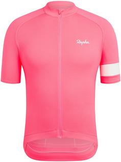 Rapha Core Lightweight Fahrradtrikot Herren high-vis pink