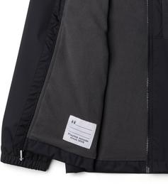 Rückansicht von Columbia Rainy Trails Regenjacke Kinder black-black slub