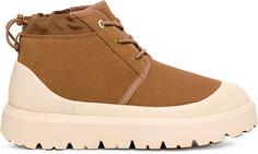 Rückansicht von Ugg Neumel Weather Hybrid Boots Herren chestnut whitecap