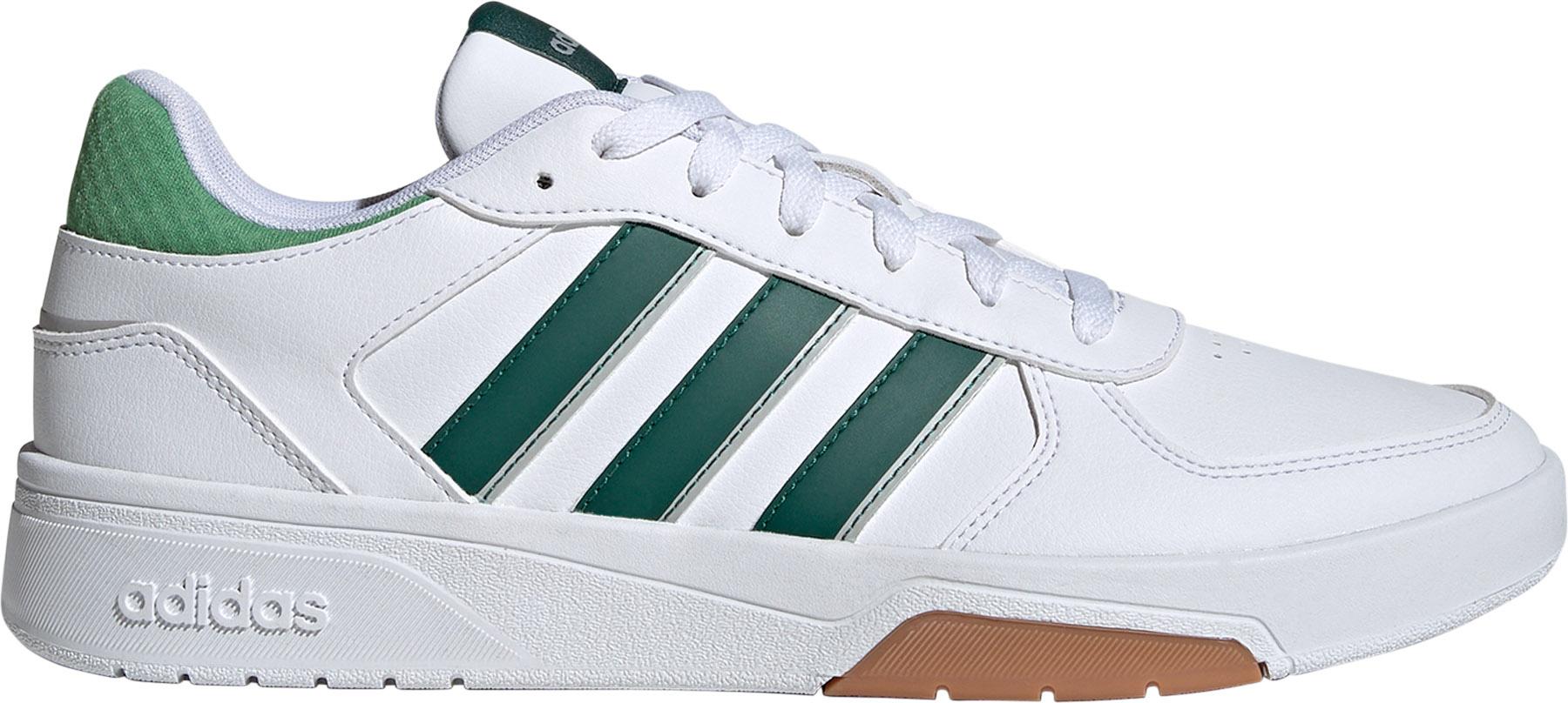 Adidas neo white and green best sale