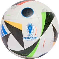 Rückansicht von adidas EURO 2024 COM Fussballliebe Fußball white-black-glory blue