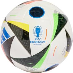 Rückansicht von adidas EURO 2024 MINI Fussballliebe Miniball white-black-glory blue