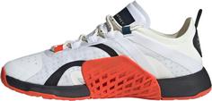 Rückansicht von adidas STELLA MCCARTNEY TRAINING DROPSET Fitnessschuhe Damen white-off white-active orange