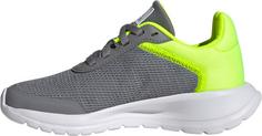 Rückansicht von adidas Tensaur Run 2.0 K Fitnessschuhe Kinder grey three-ftwr white-lucid lemon