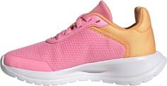Rückansicht von adidas Tensaur Run 2.0 K Fitnessschuhe Kinder bliss pink-ftwr white-hazy orange