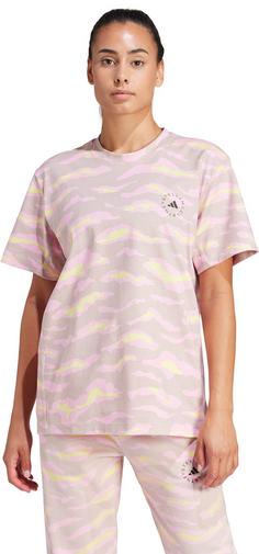 Rückansicht von adidas STELLA MCCARTNEY Funktionsshirt Damen new rose-blush yellow-true pink