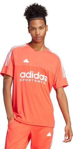 Rückansicht von adidas Tiro T-Shirt Herren bright red-white