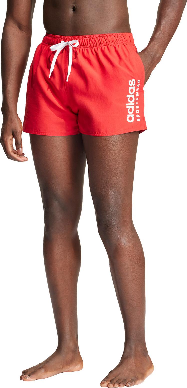 adidas adidas Essential Badehose Herren - better scarlet-white - 0 | SportScheck