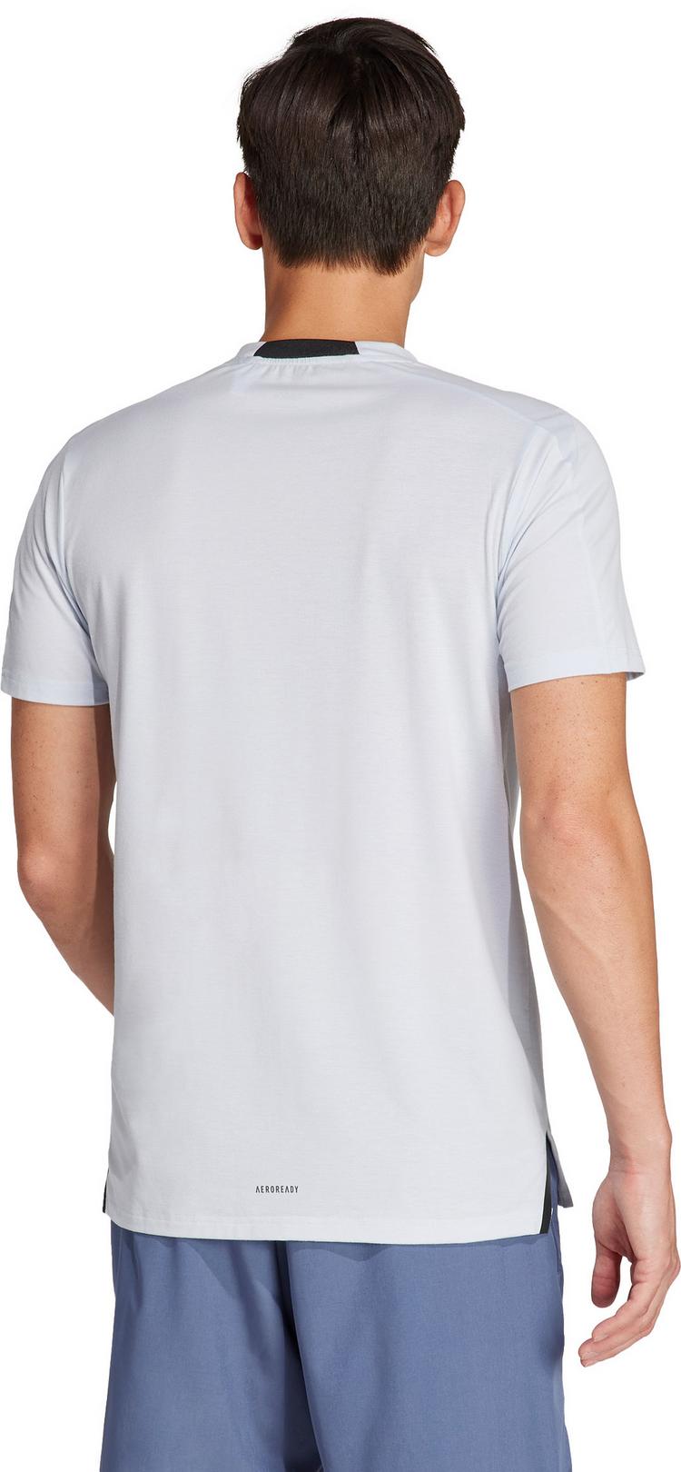 adidas adidas Designed for Training Workout Funktionsshirt Herren - halo blue - 1 | SportScheck