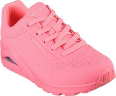 Skechers Uno Sneaker Damen coral durabuck-mesh