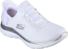 Skechers Summits Sneaker Damen whitemesh-silvertrim