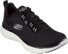 Skechers Flex Appeal 5.0 Sneaker Damen blackmesh-whitetrim