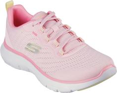 Skechers Flex Appeal 5.0 Sneaker Damen pinkmesh-yellowtrim