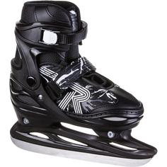 Rückansicht von ROCES JOKEY ICE 3.0 BOY Schlittschuhe Kinder black-white