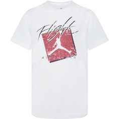 Nike JORDAN FADED FLIGHT T-Shirt Kinder white
