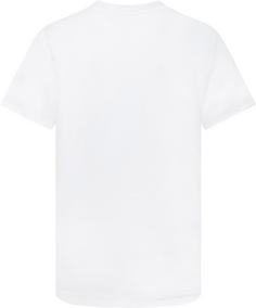 Rückansicht von Nike JORDAN FADED FLIGHT T-Shirt Kinder white
